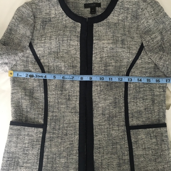 Jcrew lady jacket cropped blazer sz 4 - Picture 11 of 13